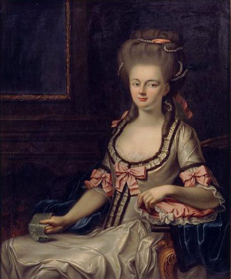 unknow artist Damenportrat Elisabeth von Freudenreich oil painting image